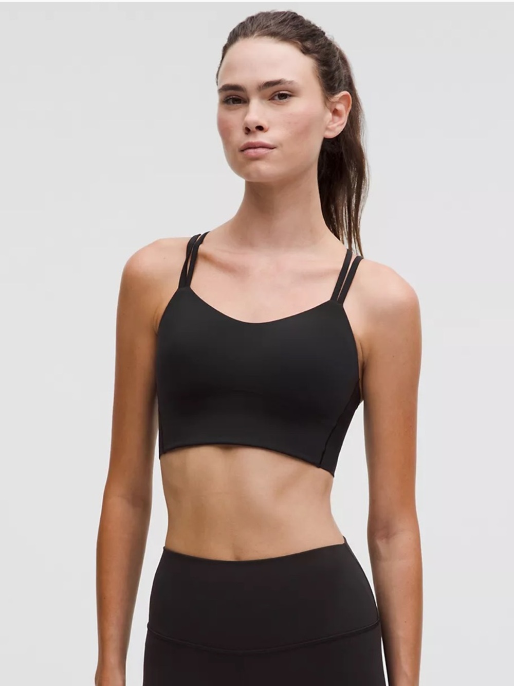 Lululemon Like a cloud longline strappy bra B/C 10 USED